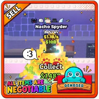 NACHO SPYDER| 1.1B/s W/ 6 TRAITS - STEAL A BRAINROT
