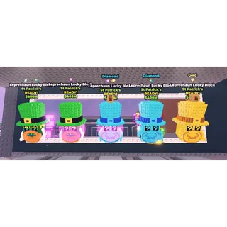 ASPACK (5X LEPRECHAUN LUCKY BLOCKS WITH MUTATION AND TRAITS)- STEAL A BRAINROT