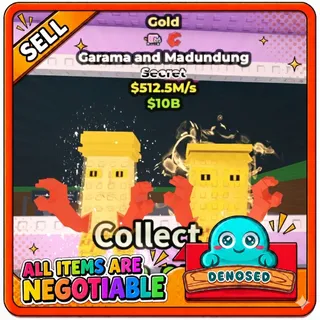 GOLD GARAMA AND MADUNDUNG| 512.5M/s - (STEAL A BRAINROT)