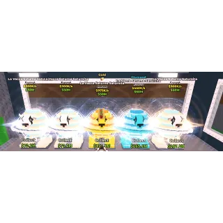 5x LA VACCA SATURNO SATURNITA  (STEAL A BRAINROT)