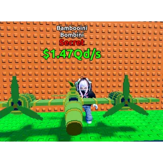 BAMBOOINI BOMBINI  - 1.47Qd/S (ESCAPE TSUNAMI BRAINROT)