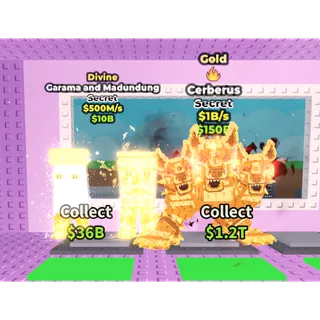 BUNDLE | DIVINE GARAMA AND MADUNDUNG AND CERBERUS 1B/s- (STEAL A BRAINROT)