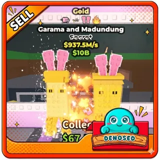 GOLD GARAMA AND MADUNDUNG| 937.5M/s - (STEAL A BRAINROT)