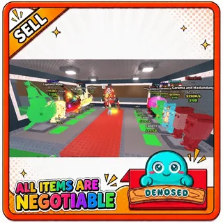 BUNDLE OPTION1 COMBO #2 (5x COLORED MONEY MAKER  & 5x COLORED GARAMA) WITH FREE ONI ONI PANDA- STEAL A BRAINROT