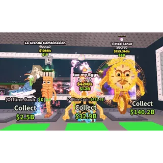 LA EASTER GRANDE PACK |  ( NOO MY EGGS & LA GRANDE COMBINASION & TICTAC SAHUR) - STEAL A BRAINROT