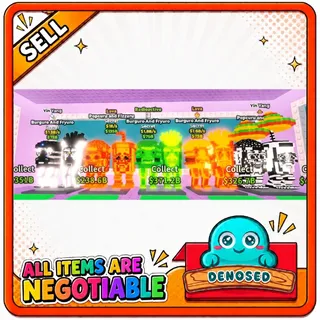 BUNDLE CHEAPSKIE NUMBER #9 (1B/s to 1.9B/s  COLORED MIDTIER CLASS MONEY MAKER BRAINROTS)- STEAL A BRAINROT
