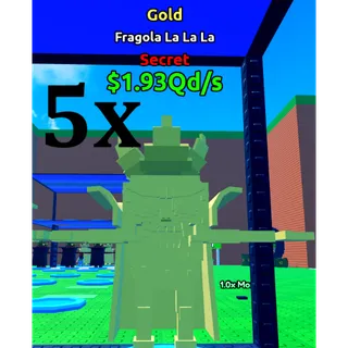 5X [ASPACK] GOLD FRAGOLA LA LA LA - 1.93Qd/S