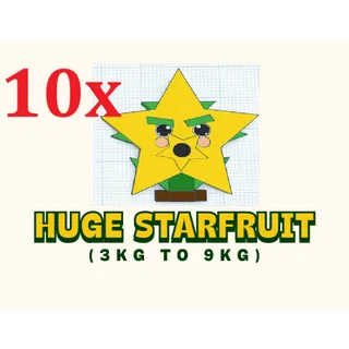 10X STARFRUIT- 3KG TO 9KG (PLANT VS BRAINROT)
