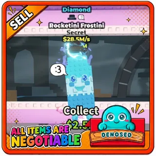 DIAMOND ROCKETINI FROSTINI| 28.5M/s - STEAL A BRAINROT