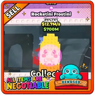 GOLD ROCKETINI FROSTINI- STEAL A BRAINROT