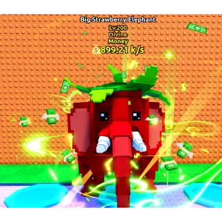 BIG STRAWBERRY ELEPHANT- MAX LEVEL 200 (ESCAPE TSUNAMI BRAINROT)