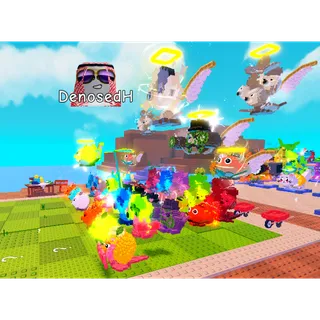 BUNDLE FULL BASE ( 35x HUGE TO TITANIC MUTATED MIX PLANTS)- PLANTS VS BRAINROTS/PLANTS AND BRAINROTS