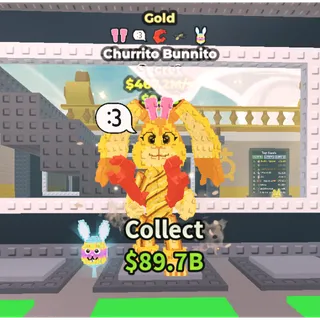 GOLD CHURRITO BUNNITO | 467.2M/s- STEAL A BRAINROT