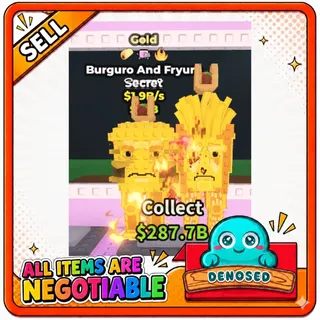 GOLD BURGURO AND FRYURO | 1.9B/s- STEAL A BRAINROT