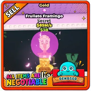 GOLD FRULLATO FRAMINGO| 85M/s- STEAL A BRAINROT