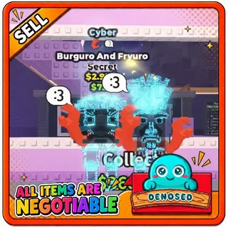 CYBER BURGURO AND FRYURO | 2.9B/s- STEAL A BRAINROT