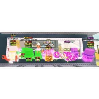 ASPACK (5x LUCKY BLOCKS WITH MUTATION & TRAITS)- STEAL A BRAINROT