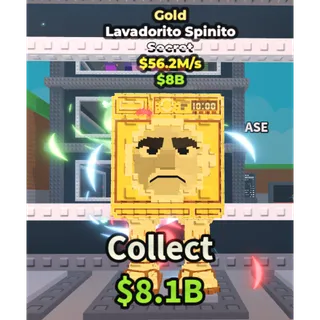 GOLD LAVADORITO SPINITO - (STEAL A BRAINROT)