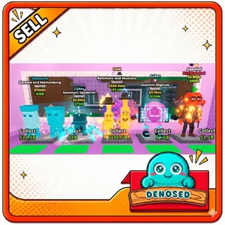 BUNDLE 3 (DIAMOND GARAMA AND MADUNDUNG WITH QUALITY BRAINROTS ABUSE SPAWN)- STEAL A BRAINROT