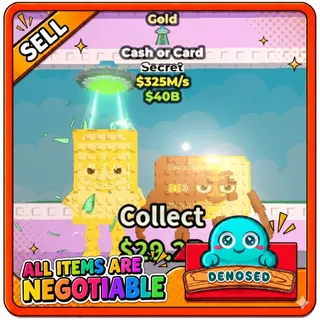 GOLD CASH OR CARD | 325M/s- (STEAL A BRAINROT)
