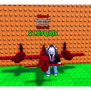 BLOOD BAMBOOINI BOMBINI  - 1.89Qd/S (ESCAPE TSUNAMI BRAINROT)