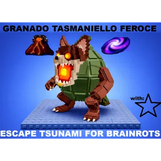 3x COLOSSAL GRANADO TASMANIELLO FEROCE WITH MAGMA & GALAXY TRAITS- ESCAPE TSUNAMI FOR BRAINROTS