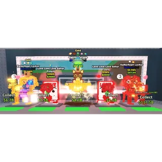 ASPACK (2- Karkerheart luvkur, 2- Love love love sahur,Gattito Tacoto)- STEAL A BRAINROT