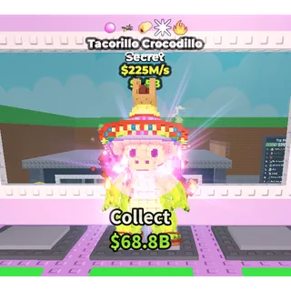 TACORILLO CROCODILLO w/ 5 Traits | 225M/s - (STEAL A BRAINROT)