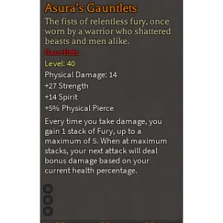 Asura Gauntlet 3 RS - Rune Slayer