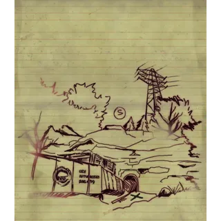 25,000 Mire #2 Treasure Map