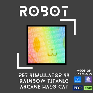 RAINBOW TITANIC ARCANE HALO CAT