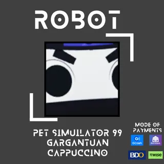 PET SIMULATOR 99 - GARGANTUAN CAPPUCCINO BRAINROT