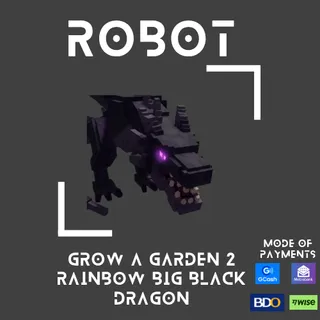RAINBOW BIG BLACK DRAGON