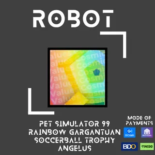 RAINBOW SOCCERBALL TROPHY ANGELUS