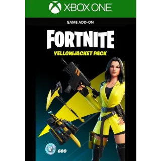 Europe Yellowjacket Pack + 600 V-Bucks Xbox Code