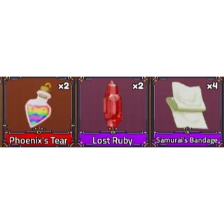 Phoenix's Tear X2 + Items