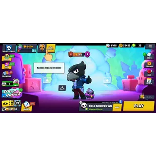 Brawl Stars 4984 Trophy Crow Chuck Max Gene 36 Brawlers