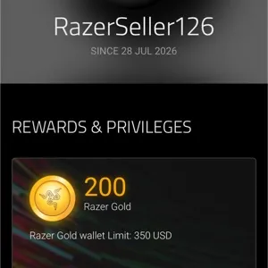 RAZER Gold Account - 200 USD