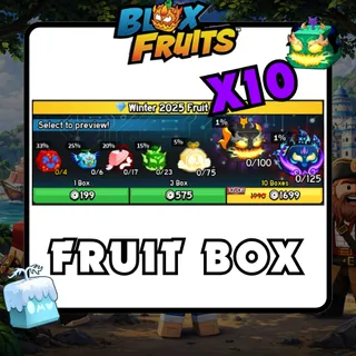 Blox Fruits: Winter 2025 Fruit Box x10