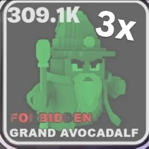 Fruits vs Brainrots - Rainbow Grand Avocadalf (x3)