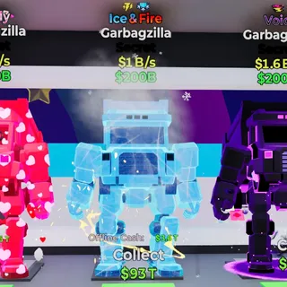 1B/s Ice & Fire Garbagzilla w/ 2 traits