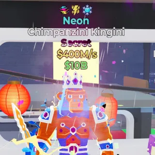 Neon Chimpanzini w/ 3 Traits 400M/s