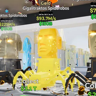 93.7M/s Gold Gigalitraktos Spiderobos