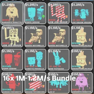 Fruits vs Brainrots - 16 Brainrot bundle