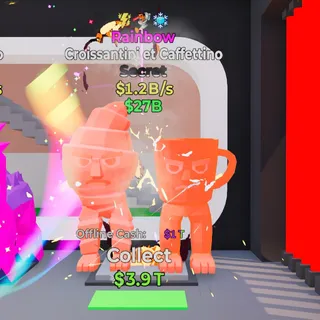 1.2B/s Rainbow Croissantini et Caffettino w/ 3 Traits
