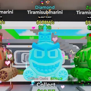 Diamond Tiramisubmarini w/ 2 traits 630M/s