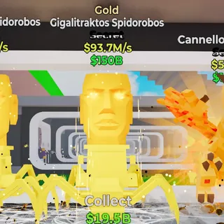 93.7M/s Gold Gigalitraktos Spiderobos