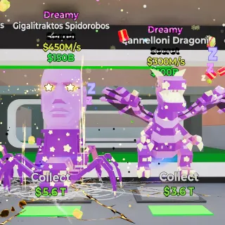 Dreamy dragon + spider