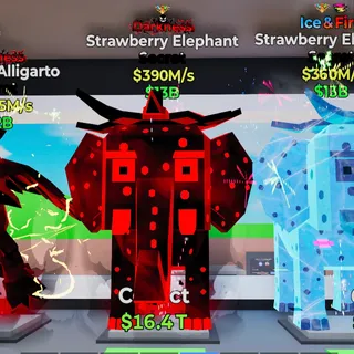 390M/s Darkness Strawberry Elephant w/ Trait