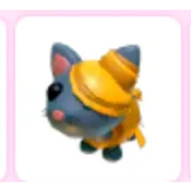 Halloween gold mummy cat